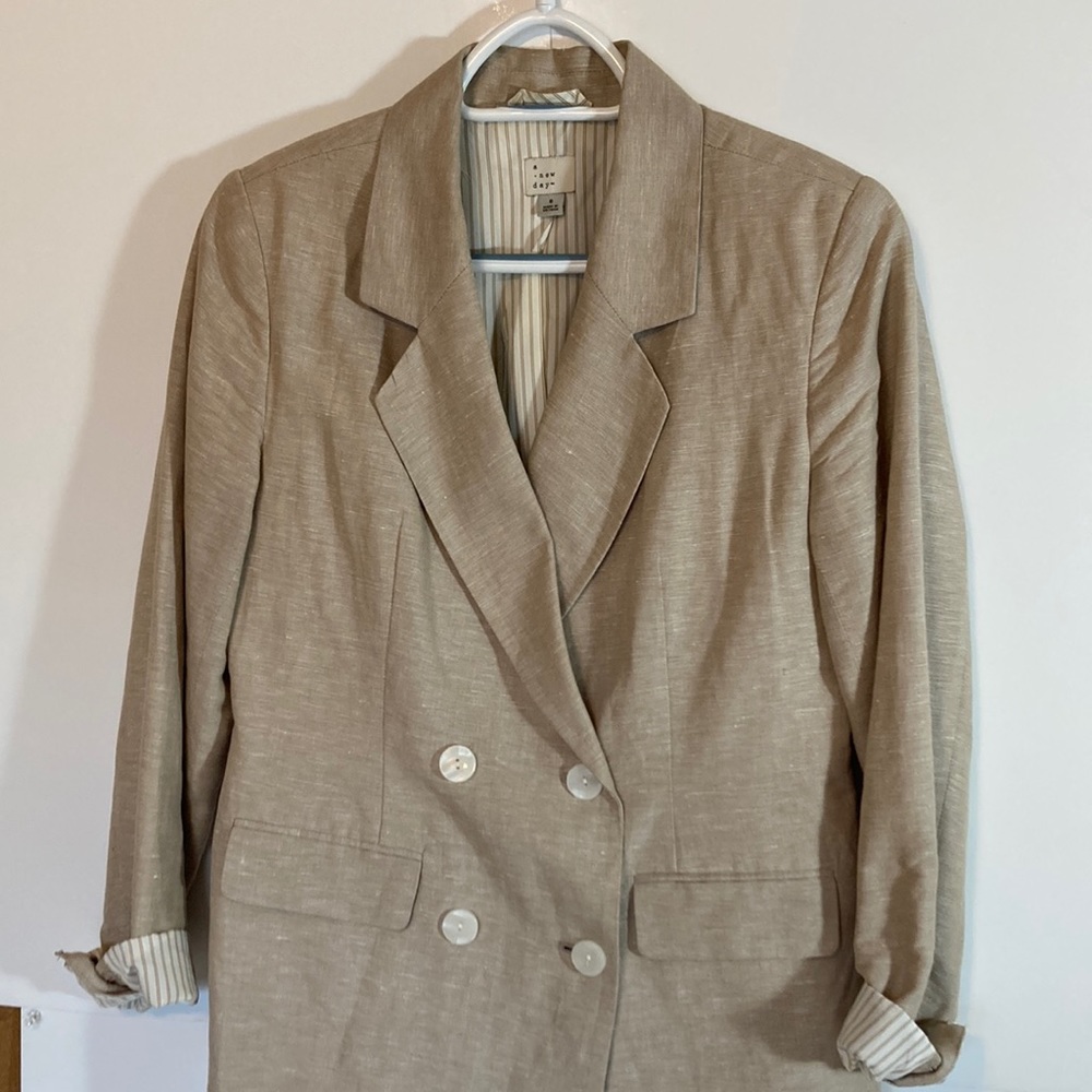 Women’s Beige Blazer by A New Day size 8